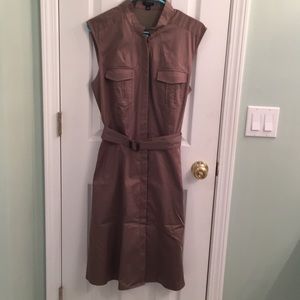 Olive green size 14 Ann Taylor dress.